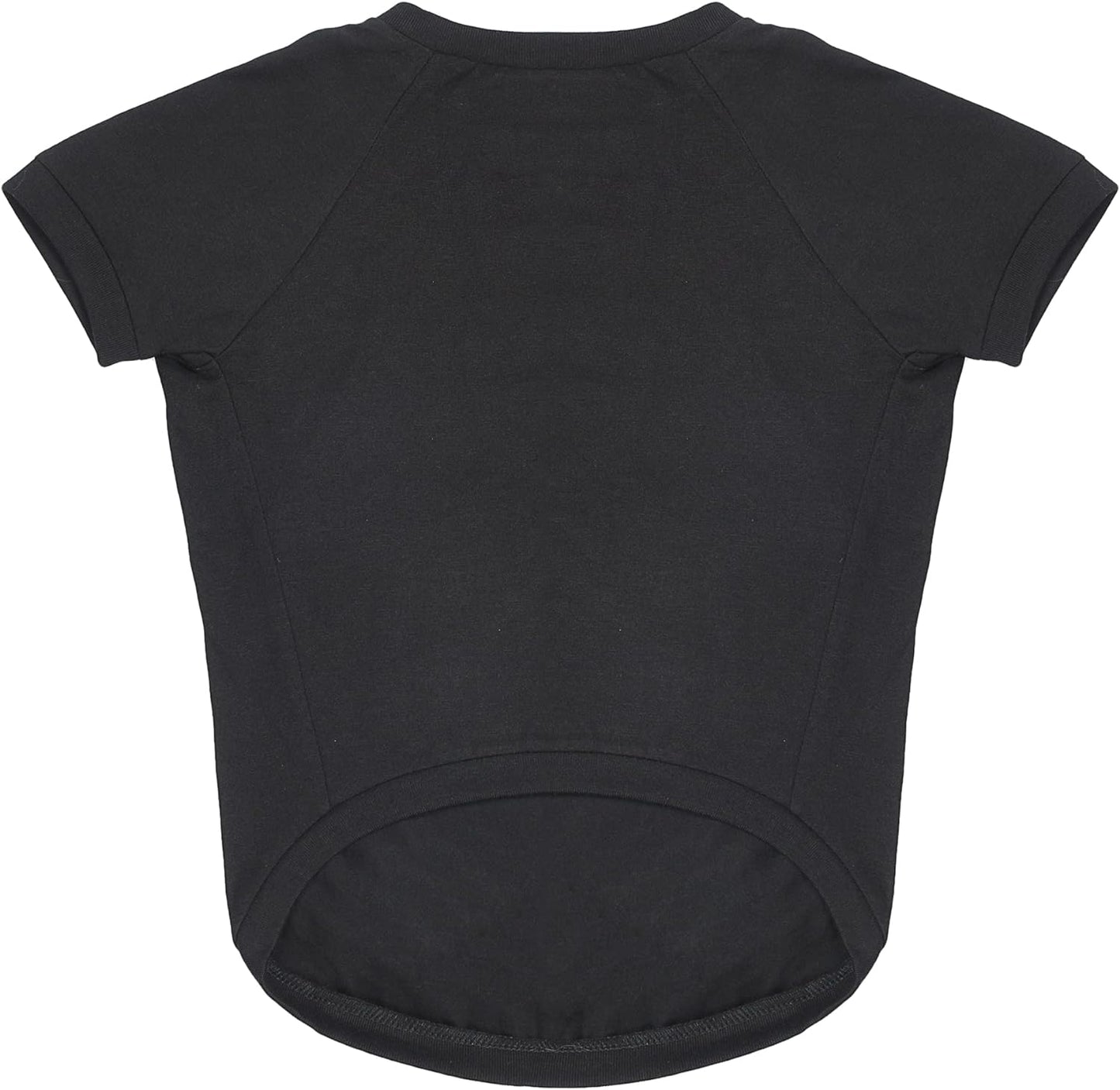 Dog T Shirt, X-Small | Black Small Dog Shirt for Very Small Dogs | Lightweight Semi-Stretch Pull-Over Dog Tshirt for Small Dogs from Peanuts (XS), FF13344