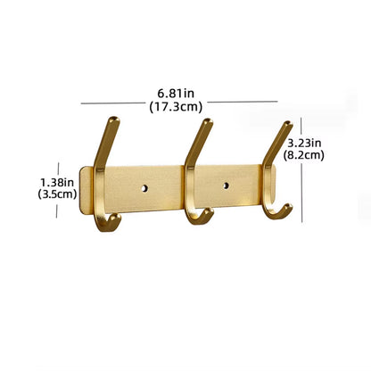 LuxeHook™ Rose Gold Wall Hooks – Sleek Storage, Effortless Style